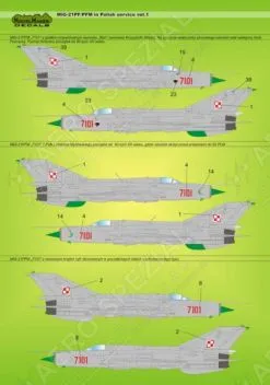 MOD32012 MiG-21PF/PFM Fishbed Polish Air Force