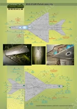 MOD72020 MiG-21bis/M/MF/PFM/UM Stencils polnische Luftwaffe