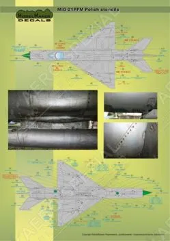 MOD72020 MiG-21bis/M/MF/PFM/UM Stencils polnische Luftwaffe