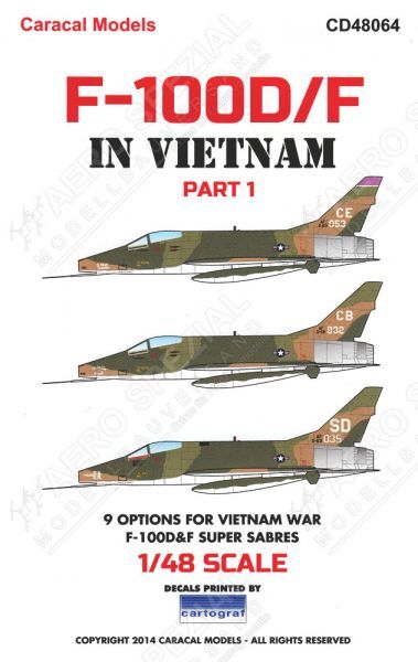 CD48064 F-100D/F Super Sabre in Vietnam # 1