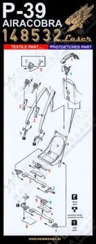 HG148532 P-39 Airacobra Seat Belts