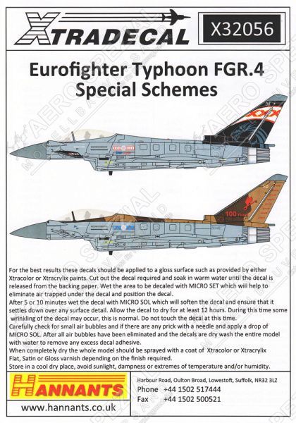 XD32056 Eurofighter Typhoon FGR.4 Sonderanstriche Teil 1
