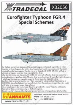 XD32056 Eurofighter Typhoon FGR.4 Special Schemes Part 1