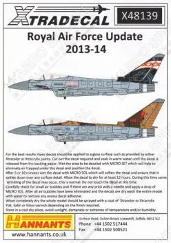XD48139 Eurofighter Typhoon FGR.4 & Tornado GR.4 RAF Update 2013-14