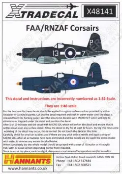 XD48141 FAA & RNZAF Corsairs