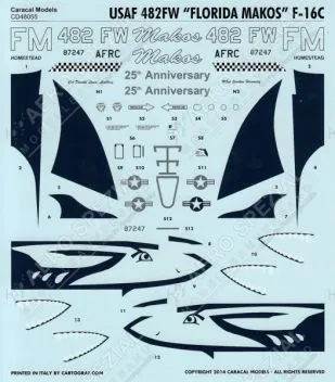CD48055 F-16C Block 30 Fighting Falcon Florida Makos