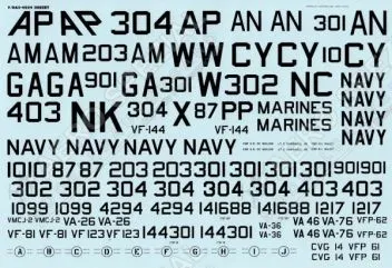 FD&S4804 F9F-8/8P Cougar U.S. Navy & U.S. Marines grau/weiß