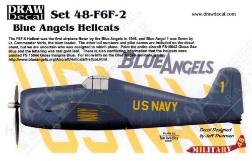 DRD4803 F6F-5 Hellcat Blue Angels