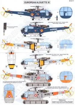 BD48117N Alouette III European Armed Forces