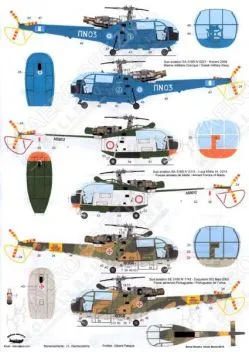 BD72097 Alouette III europäische Luftstreitkräfte