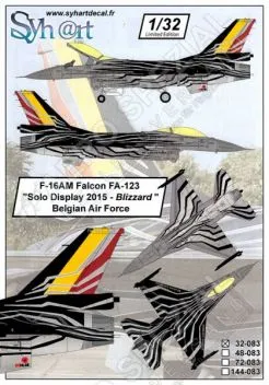 SY32083 F-16AM Fighting Falcon Solo Display 2015
