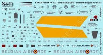 SY32083 F-16AM Fighting Falcon Solo Display 2015