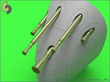 AM48115 P-38M Lightning Armament with Flash Hiders
