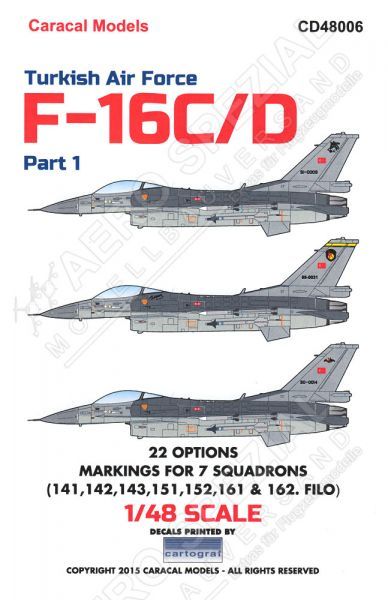 CD48006 F-16 Fighting Falcon Turkish Air Force Part 1