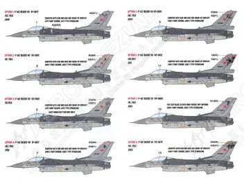 CD48007 F-16 Fighting Falcon türkische Luftwaffe Teil 2