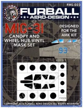 FMS4823 MiG-31 Foxhound Mask Set