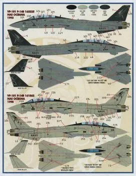 FD&S4809 F-14A/B Tomcat Colours & Markings Part 2