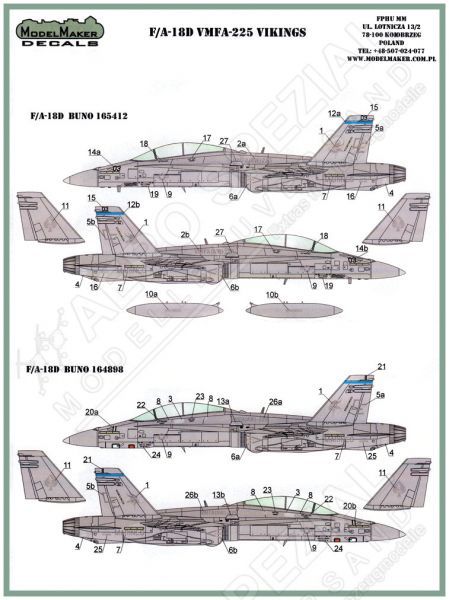 MOD48054 F/A-18D Hornet VMFA(AW)-225 Vikings