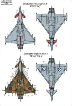 XD32060 Eurofighter Typhoon FGR.4 Special Schemes Part 2