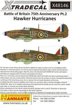 XD48146 Battle of Britain 75th Anniversary: Hurrianes Part 2 (Mk.I)
