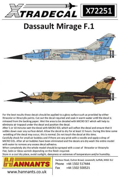 XD72251 Mirage F1 International