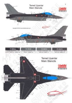 BDT4819 F-16C/D Block 30/40/50/50+ Fighting Falcon türkische Luftwaffe