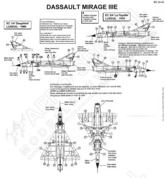 BD32042 Mirage IIIE französische Luftwaffe Teil 1