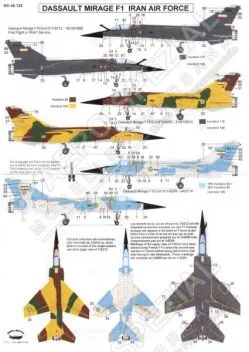 BD48122 Mirage F1BQ & Mirage F1EQ iranische Luftwaffe
