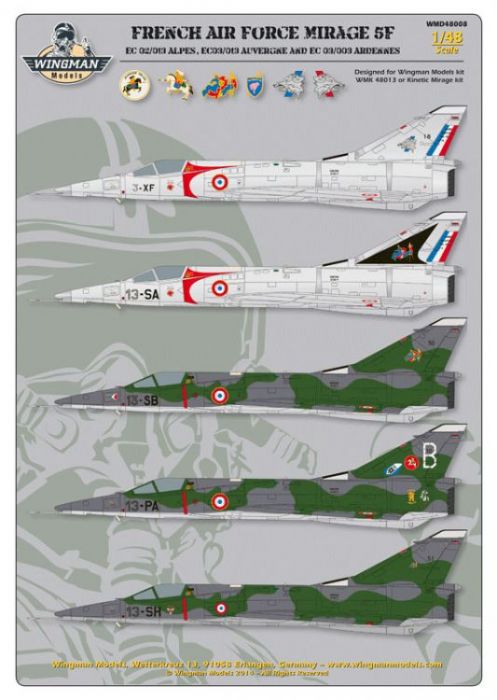 WMD48008 Mirage 5F französische Luftwaffe
