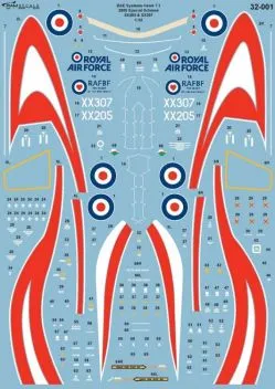 RAM32001 Hawk T.1 RAF Sonderanstriche 2007