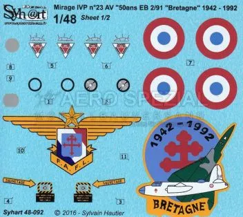 SY48092 Mirage IVP 50 Jahre EB 2/91 Bretagne