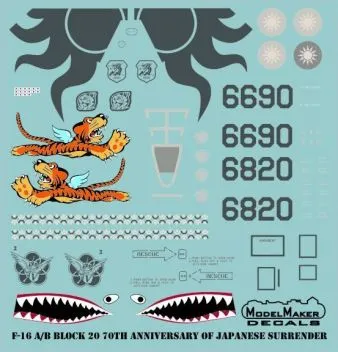 MOD48079 F-16A/B Fighting Falcon ROCAF Sondermarkierungen