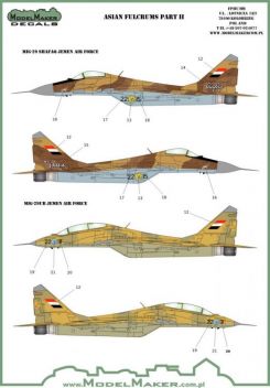 MOD72064 MiG-29 Fulcrum Iran, Syria, Yemen