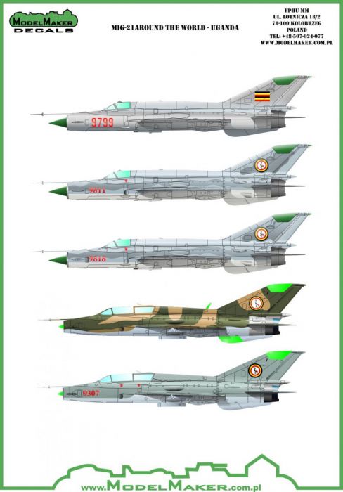 MOD72085 MiG-21 Fishbed Around the World: Uganda