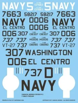 CD32019 T-28 Trojan U.S. Navy & U.S. Air Force