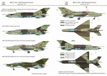 HUN48180 MiG-21 Fishbed/Mongol finnische Luftwaffe