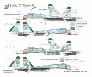 HUN72160 Su-27 Flanker russische Luftwaffe