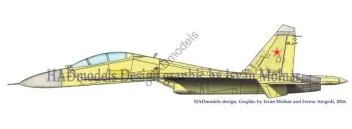 HUN72161 Su-27UB Flanker-C Russland, Ukraine, Weißrussland