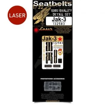 HG132583 Yak-3 Seat Belts