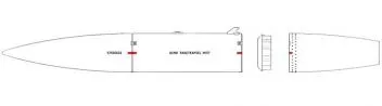 MMK4912 Air-to-Air Rocket Pod m/57 (with front cover)