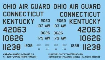 CD48122 C-130H Hercules Air National Guard