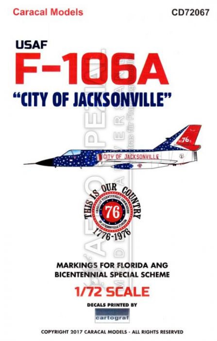 CD72067 F-106A Delta Dart City of Jacksonville