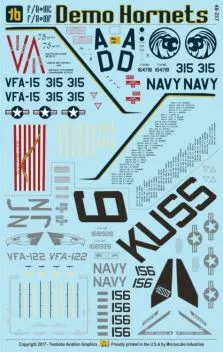 TB48257 F/A-18C Hornet & F/A-18F Super Hornet Demo Jets