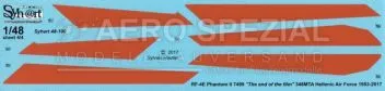 SY48100 RF-4E Phantom II Special Finish: The End of the Film
