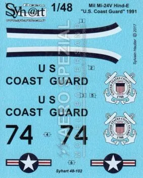 SY48102 Mi-24V Hind-E im U.S. Coast Guard Finish