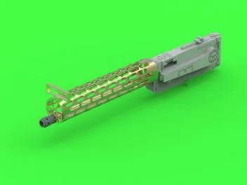 AM32103 Spandau LMG 08 Machine Gun (7.92 mm) WW I, with Cooling Jacket Version 2