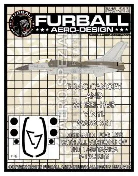 FMS4812 F-16C Fighting Falcon Mask Set