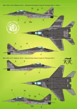 MOD72007 MiG-29A/G/GT Fulcrum polnische Luftwaffe