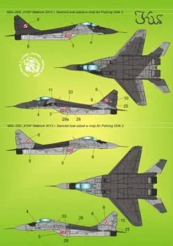 MOD72007 MiG-29A/G/GT Fulcrum polnische Luftwaffe