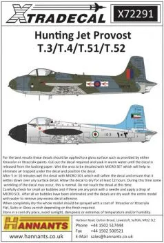 XD72291 Jet Provost T.3/T.4/T.51/T.52